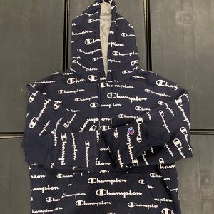 Blue Champion Hoodie